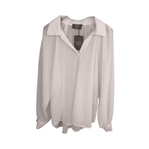 Blusa semitransparente - Blanco
